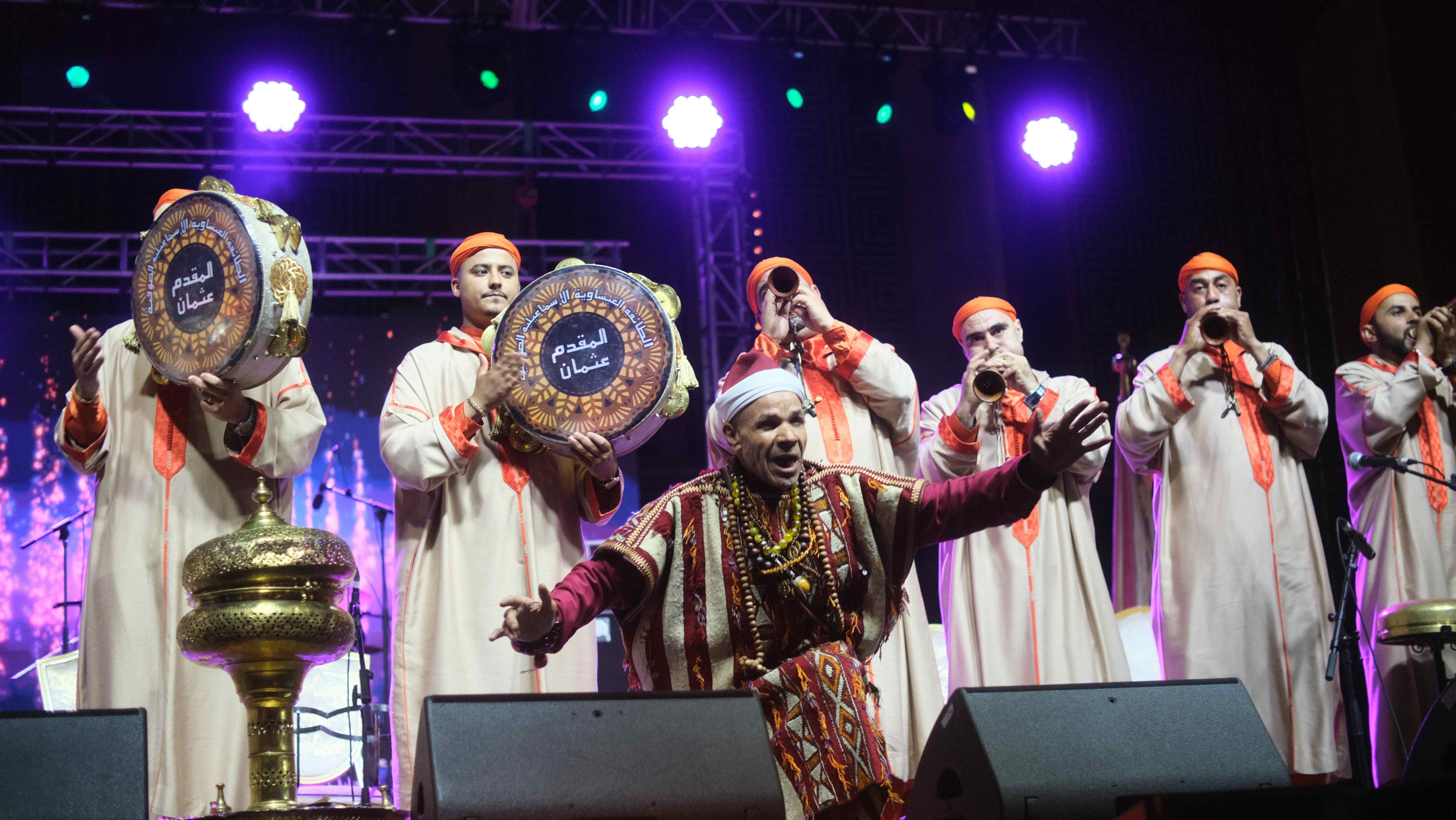 Traditional cultural ensemble performance